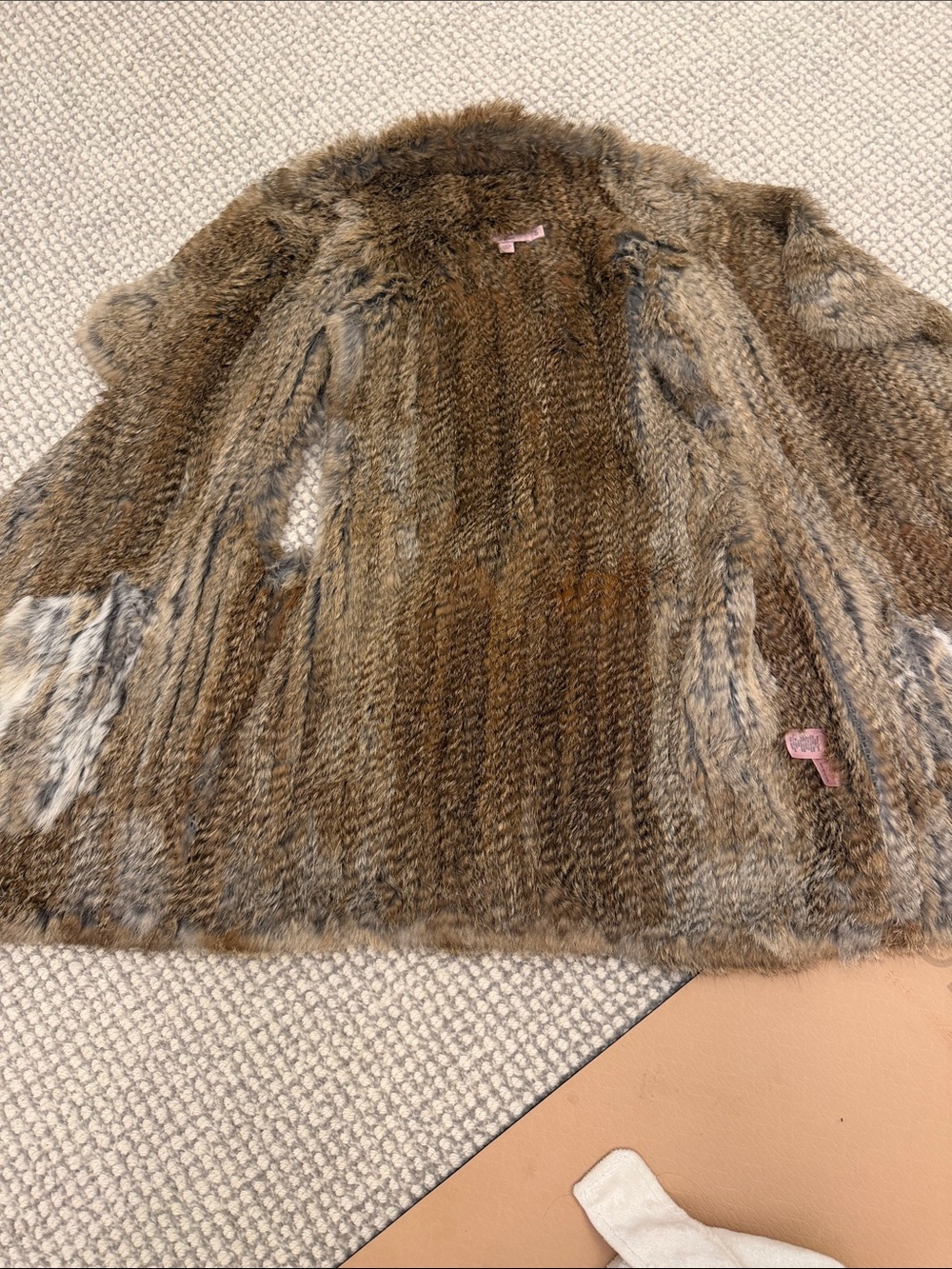 Calypso St. Barth Brown Multi-Tone  Fur Jacket